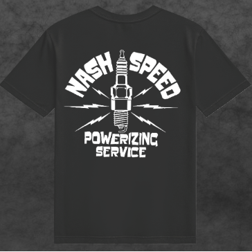 Nash Speed Spark Plug T-shirts - Toddler, Youth and Adults